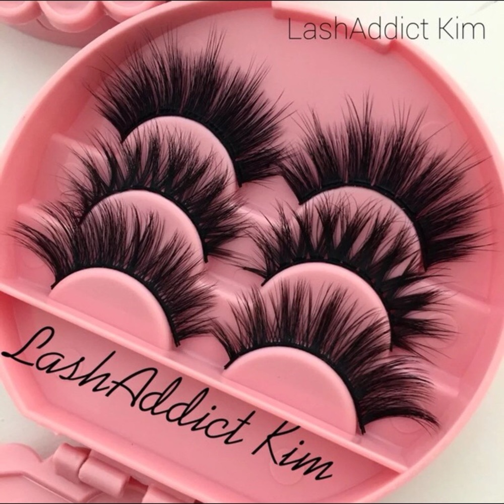 mink Eyelashes Lashes Set Eyelashes Case